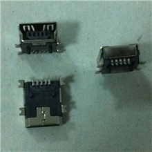 供应USB连接器MINI-5P-F-贴片USB母座