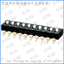 厂家直销贴片10PIN拨动开关