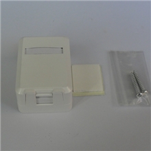 厂家直销RJ45桌面盒单口双口信息桌面盒网络连接盒