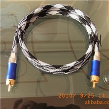 厂家直接供应高挡RCA音频线