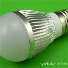 3W大功率LED球泡灯，3WLED大功率灯泡，270LM白光，高亮灯珠。