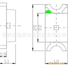 供应贴片LED1206黄光灯