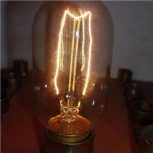 T45E27220V40W发明家爱迪生仿古复古绕丝烟火特种灯泡白炽灯泡