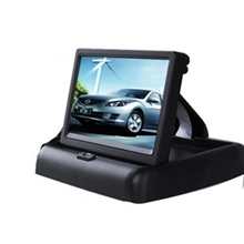 汽车通用车载倒车显示屏4.3寸折叠液晶显示器