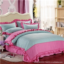 批发供应韩版花边四件套全棉活性环保套件公主田园厂家直销