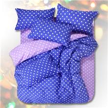 百丽莱波点四件套活性双拼床品套件学生四件套批发一件代发