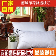 【优质】枕头批发床上用品磨绒印花舒适枕芯保健枕专柜正品