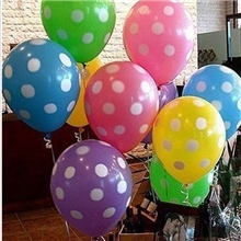 3.3克12寸韩国爱心气球结婚婚礼婚庆情人生日气球满印圆点气球