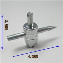 气门芯装卸4合1工具起子扳手气门嘴多功能工具轮胎剔石子