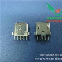 供应迈克MICRO5P夹板式母座|迈克5P连接器系列