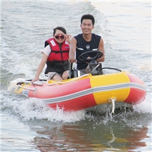 前操马达四人硬底皮艇皮划艇加厚冲锋舟充气船4/6人气垫船橡皮艇