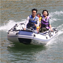 前操控船外机舷外机+SD铝合金底板冲锋舟橡皮艇充气艇钓鱼船套装