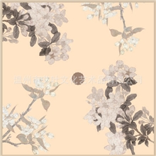 供应传世名画艺术方巾《梨花图》真丝