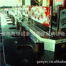 蓝洋商厨回转寿司输送带、输送线、回转火锅、回专拉带