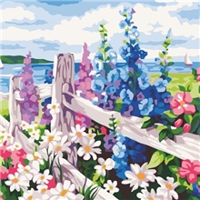 《花海》数字油画【免费加盟】一件代发提供淘宝数据包40x50cm