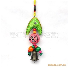 批发民族手工艺品东巴时尚家居装饰品东巴鱼头挂件2件起批L0266