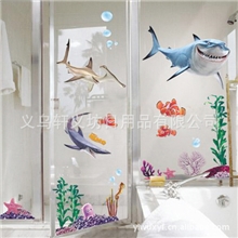 供应批发可移PVC环保墙贴卡通创意墙贴海底总动员XY8078，墙贴