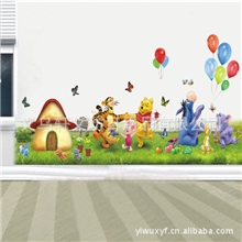 【新款上市】三代墙贴维尼熊XY8082(50*70cm)