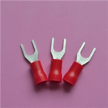 冷压端子，厂家直销：SV1.25-4叉形预绝缘端头，外贸出口