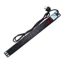 央视网推荐品牌防盾六位多用途电源排插机柜插排插座