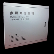 300X400X100家用多媒体信息箱空箱可放2猫+路由