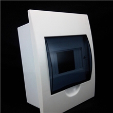 PZ30-8梅兰型配电箱强电箱回路箱6回路暗装/塑料面板