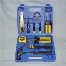 多功能方便施工/机械维修/电工安装/家庭修理用12件套组合工具箱