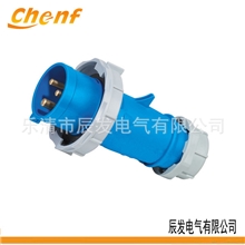 工业插头插座尼龙航空插头连接器3极IP67防水插头插座16A