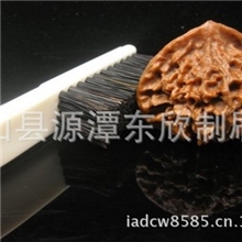 厂家直销文玩核桃玉石金刚菩提子专用野猪鬃毛包浆清理刷子猪鬃刷