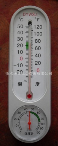 厂供应DYWSJ大棚专用温湿度计摄氏华氏双显温湿度计园林温度计