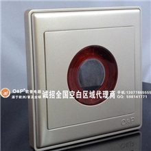 厂家直销【欧普正品】单联单控延时开关点触延时开关