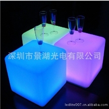 方块、LED四方体、PE塑胶方块、发光凳子、立方体、LED变色方块