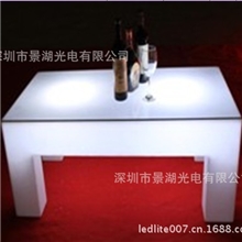 led充电发光酒吧桌椅发光家具发光桌子长方形桌LED发光餐桌