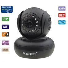 P2P带插卡红外无线wifi手机远程监控监控摄像机网络摄像机