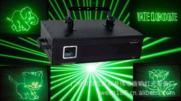 供应舞台灯光3W单绿激光灯WD-005伟帝品牌