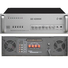供应2000W（SD42000A）带五分区功放/公共广播系统/合并式功放