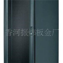 【供应】黑色加大网门机柜，双开门机柜