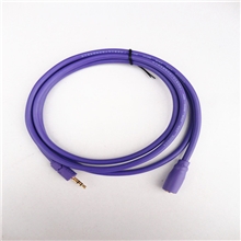 紫薰兰3.5公对母AV线1.5米影音连接线