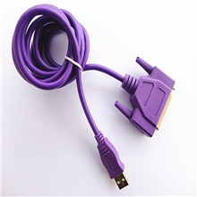 紫薰兰USB转25孔并口线1.8米