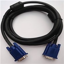 紫薰兰黑色VGA3+6高清数字专用连接线