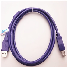 数据线USB打印数据连接线1.5米紫色USB2.0连接线