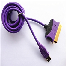 紫薰兰USB转1284打印线