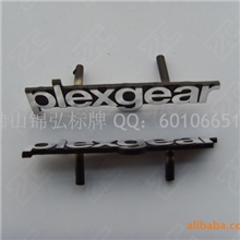 供应拉丝铝标牌新款铝标牌带脚的铝标牌