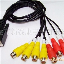 淘宝DB9-8RCA连接线。电脑连接,高清音视频线D-SUB线