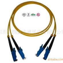 广东地区专业光纤跳线E2000/APC单模双芯电信标准批发价