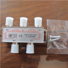 供应有线电视分配器，两分配锌合金材质