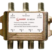 3*4SatelliteMultiswitch卫星信号多路切换开关三进四出JS-MS34