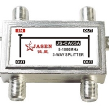 分配器JS-CA03ACATV3分配器频率5-1000MHz有线电视三分配器