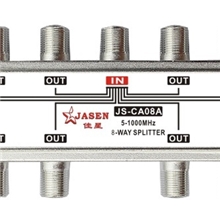 分配器JS-CA08ACATV频率5-1000MHz有线电视分配器八分配