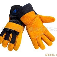 供应AP-1506金黄色驳掌手套